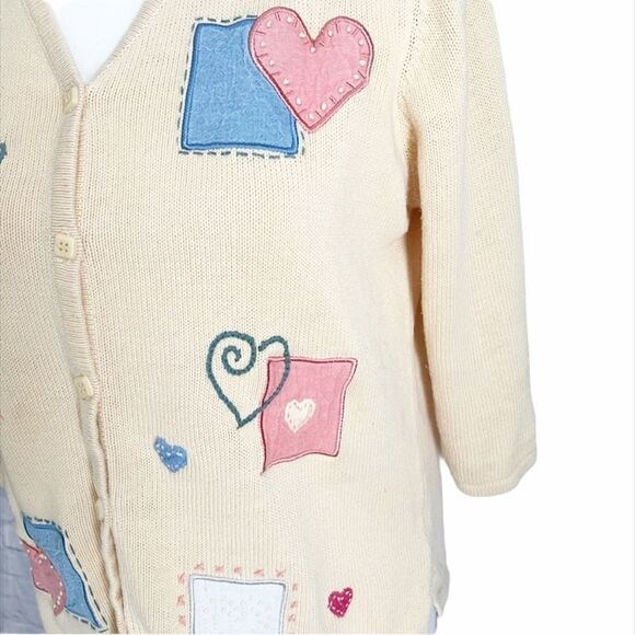 Christopher & Banks Hand Embroidered Cardigan sz M - Picture 3 of 10